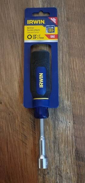 1948710 Irwin 3 Inch Sae Nut Driver 1/2 X3 X75mm - Zone Comfort Grip