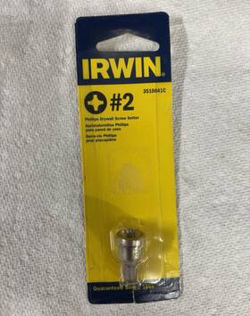 Irwin 3510641c #2 Phillips Drywall Screw Setter Metal Silver