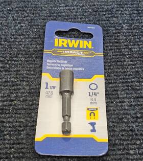 Iwaf34214 Irwin Qty 3 Impact Performance Power Nut Driver 1/4 X 1-7/8 L In