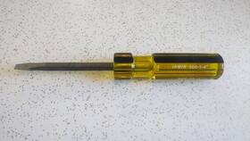 500-s Irwin S-500 Nice Vintage 4 Inch Flat Head Screwdriver Usa Tool