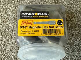 Ivy Classic 738226454887 45488 9/16 Inch X 2-9/16 Hex Magnetic Nut Set 40-pack New
