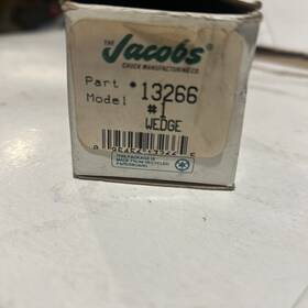 13266 Jacobs 13267 #13266 Wedge Set Steel For Use With 2jt Chuck-removing