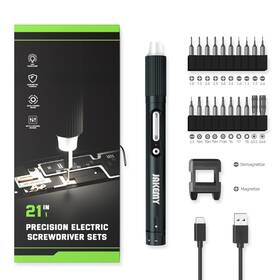Foe21 Jakemy Cordless Screwdriver 3 Gears Torque Adjustable Precison Set Aut