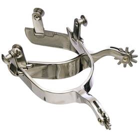 2804m Jeffers 10 Point Mens Spur 2 1/4 Shank