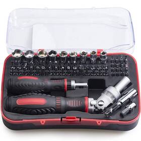 Jenabom 011676987542 61 In 1 Ratcheting Screwdriver Set Magnetic Bit With Rotatable R