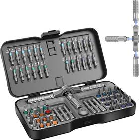 Jenabom 754552507806 66 In 1 Magnetic Screwdriver Set Diy Ratchet Multi Bit Magneti