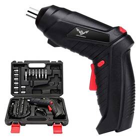 Jga0169 Jenabom Electric Screwdriver 3.6v Cordless 44pcs Bit Set Front Led Lig