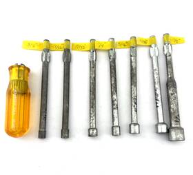 Jensen 36-902 8-piece Nut Driver Set Blade Handle Sae Usa Used