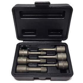 Jeus233 Jeuclel 6pcs 3/8 Inch Drive Impact Wedge Proof Extractor Set Easy Out Bolt Remover Adapt