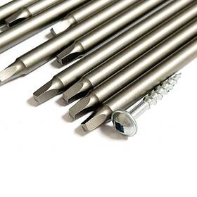 Jfogo 792288649872 10 Pieces Square Head #2 Magnetic Screwdriver Bits Set Sq2 Power Tools