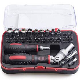 Jga019 Jiguoor 61 In 1 Ratcheting Screwdriver Set Magnetic Bit With