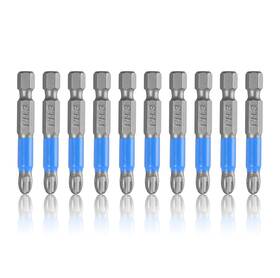 Hjs2021042739 Jiozermi 10 Pcs Magnetic Phillips Screwdriver Bit Set 2 Inch Long Ph3-50mm