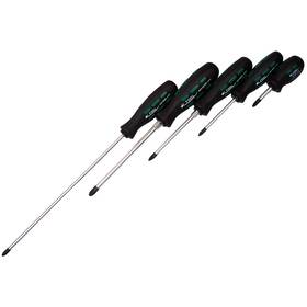 K Tool International 769622160027 16002 Series Phillips Screwdriver Set For Garages Repair And Diy Triangular
