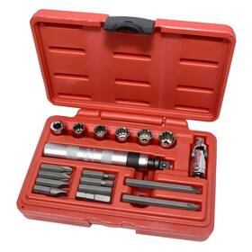 Kti71717 K Tool International 71717 3/8 Inch Drive Impact Driver Set With Multi-function Sockets For Garages R