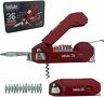 K36red01 Kelvin Tools Set Bit Screwdriver Stickerless Crimson 628110995346