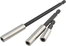 K405 Kaifnt Magnetic Bit Holder With Retaining Ring 2 4 6-inch Extensions 3-piece