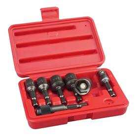 K452 Kaifnt Magnetic Power Nut Driver Bit Set With Socket Adapter And Extension Qui