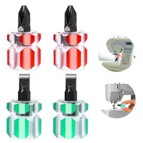 Q6f4fkhj Kalione 559730 1 4 Pieces Sewing Machine Screwdriver Tools Small Red Green