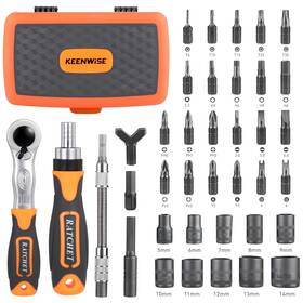 2880b Keenwise Ratcheting Screwdriver Set 38-in-1 Ratchet Tools Versatile