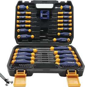 Ymx022 Kepeng Sunhzmckp Magnetic Screwdriver Set 66-piece S2- Alloy Tool Steel Includes Slot