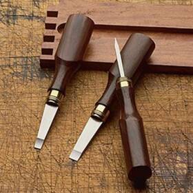 Gw83r05-01 Kings County Tools Gunsmith Screwdriver Set Rosewood Handles Brass Ferrules 3pc Hollow-ground