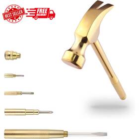 Kinobo 313054411440 Multifunction Hammer 6 In 1 With Slotted/flat Head Phillips Screwdriver Claw
