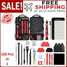 Kirogily 313050941903 135 In 1 Precision Computer Screwdriver Kit Set Laptop And Electronics Repair Tool