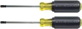 Klein Tools 092644323782 32378 Combination Tip Screwdriver Set Made In Black And Yellow