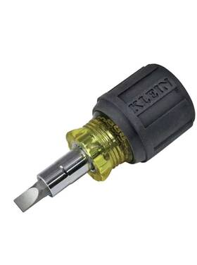 Klein Tools 092644325618 32561 Stubby Screwdriver Nut Driver 6-in-1 Multi-bit Tool Free Ship