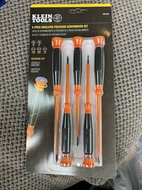 85615ins Klein Tools 092644328817 5-piece Insulated Slotted And Phillips Screwdriver Set 8817