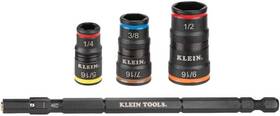 Klein Tools 092644329333 32933 Socket Set 3 Driver Sae 7-in-1 Flip Impact