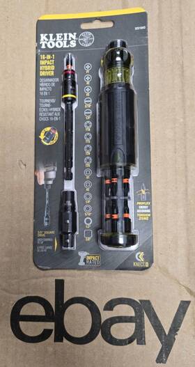 32516hd Klein Tools 092644329630 Knect 16-in-1 Hybrid Screwdriver/nut Driver Same Day Ship