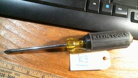 Klein Tools 092644850288 Lot K3 Usa #603 4 Inch Insulated Screwdriver Philips Used