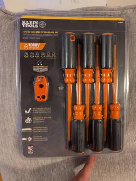 85077insr Klein Tools 092644851490 Insulated 7-piece Screwdriver Set