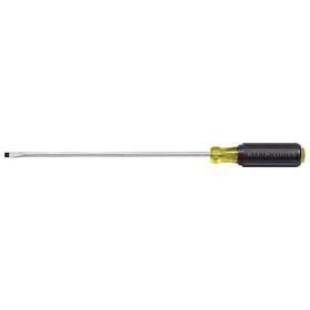 608-8 Klein Tools 092644854699 Mini Flathead Screwdriver 1/8-inch Cabinet Tip With 8-inch Round Shank