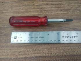 19500 Klein Tools Multi-bit Screwdriver Rare Made In Usa