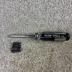 19525 Klein Tools No.19525 Magnetic Screwdriver With 6 Bits