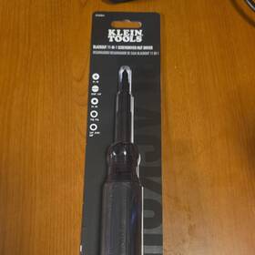 30020 Klein Tools Blackout 11-in-1 Screwdriver/nut Driver Multi Functional