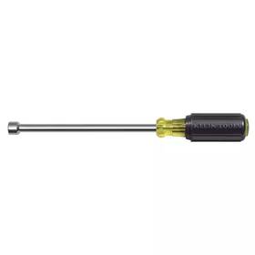 Klein Tools 313052146177 3/8 Inch Nut Driver With 6 Hollow Shaft- Cushion Grip Handle