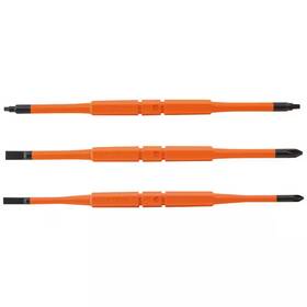 Klein Tools 313093559523 Screwdriver Blades Insulated Double-end 3-pack