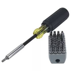 Klein Tools 313100716796 Magnetic Screwdriver With 32 Tamperproof Bits Klein Tools 313100716796 Magnetic Screwdriver With 32 Tamperproof Bits