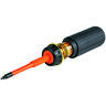 32287 Klein Tools Flip-blade Insulated Screwdriver 2-in-1 Square Bit #1 And #2
