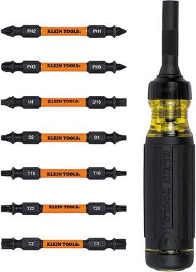 32315hd Klein Tools 15-in-1 Multi-bit Ratcheting Screwdriver Impact-rated 7 Do