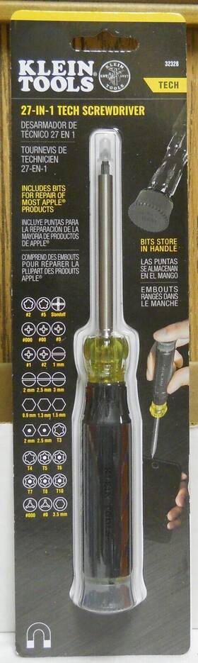 32328 Klein Tools Tech 27-in-1 Screwdriver Multi Bits