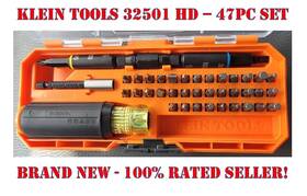 32501hd Klein Tools Legendary 47pc Impact-rated Screw/nut Driver Set And Case P/n