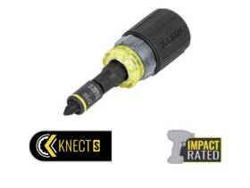 32561hdrt Klein Tools Knecttm Ratcheting Impact-rated Stubby Screwdriver/nutdriver