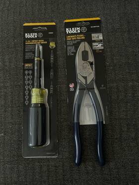 32900hd Klein Tools Impact Rated Screwdriver/nut Driver And Linemans Pliers