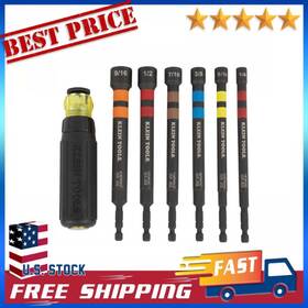 32950 Klein Tools Ratcheting Impact Rated Hollow Power Nut Driver Set With Handle
