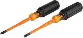 33732ins Klein Tools 1000v Slim Tip Insulated Screwdriver Set #2 Phillips And 1/4-inch