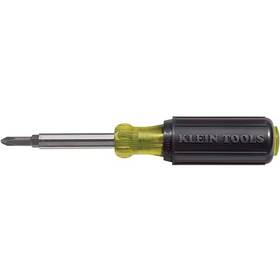 Klein Tools 445047655630 5-in-1 Screwdriver/nut Driver- Cushion Grip Handle